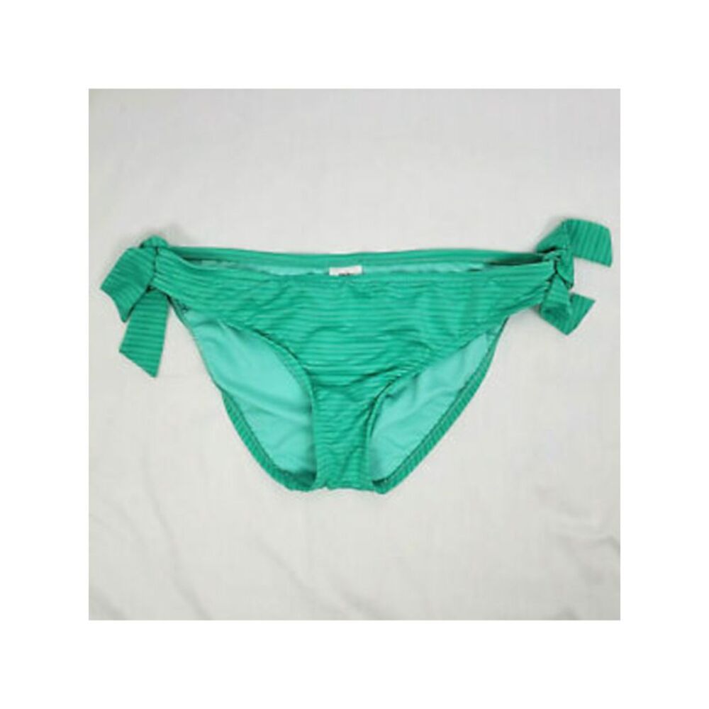 MOSSIMO SUPPLY CO. Women's Green Tie Sides Lined Bikini Swimwear Bottom XL